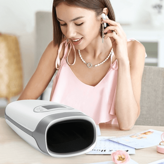 InzysJointRelief - Cordless Electric Hand Massager with Compression