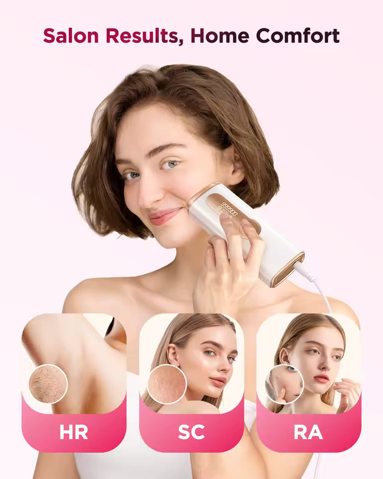 InzysLaserIPL - Compact IPL Hair Removal Laser with Ice Cooling 6.0