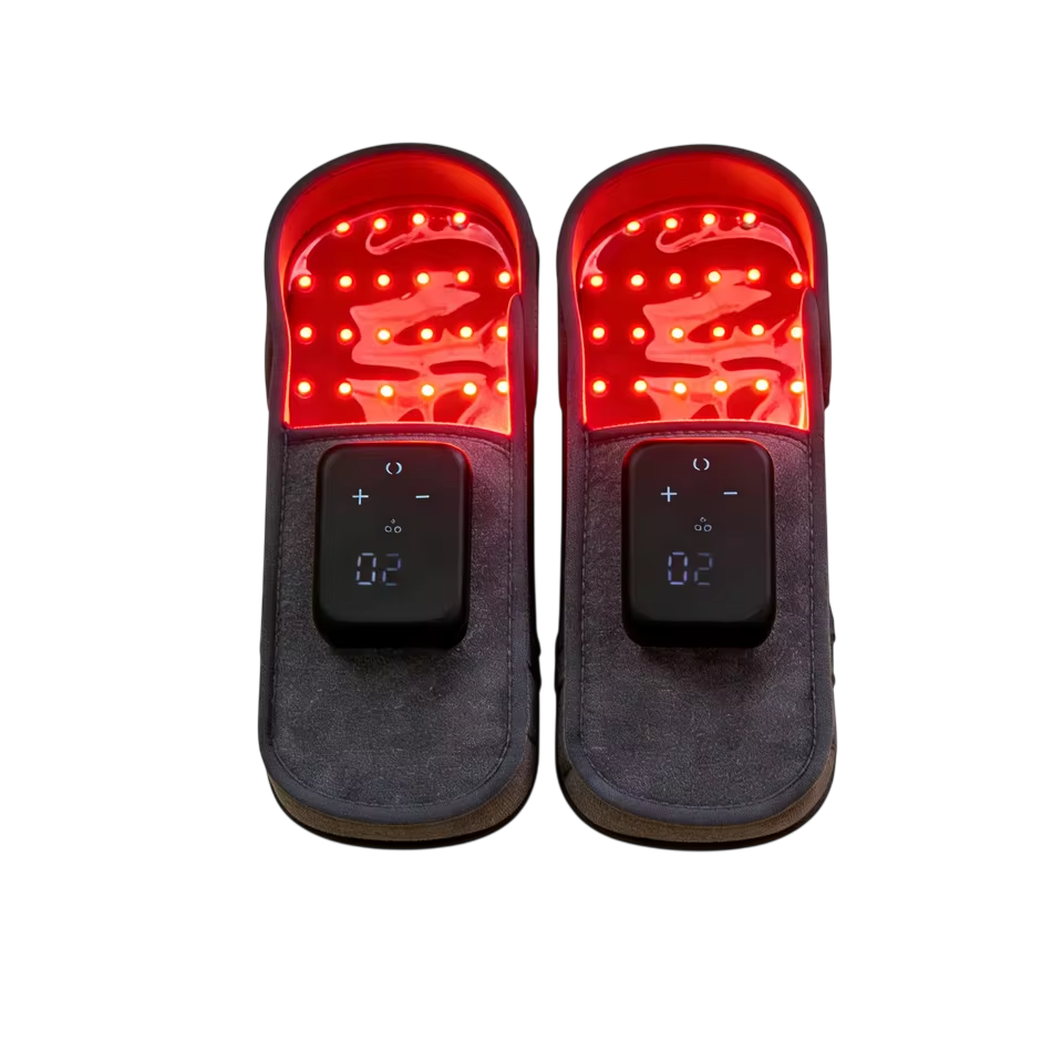 InzysJointRelief - Infrared Red Light Therapy Slippers for Foot Pain Relief & Joint Support