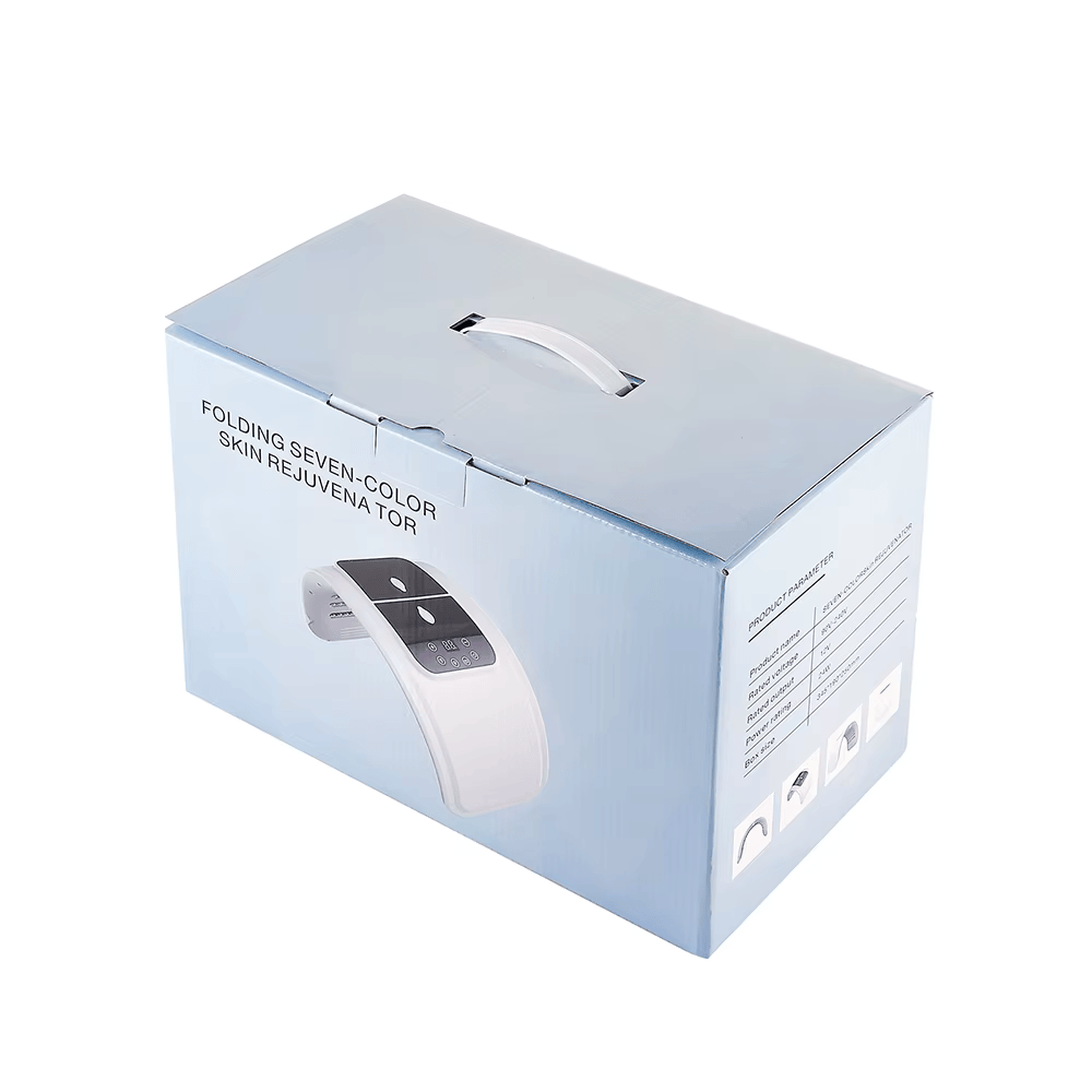 InzysJointRelief - 7 - Color LED Face Mask Light Therapy for Skin Rejuvenation - InzysJointRelief