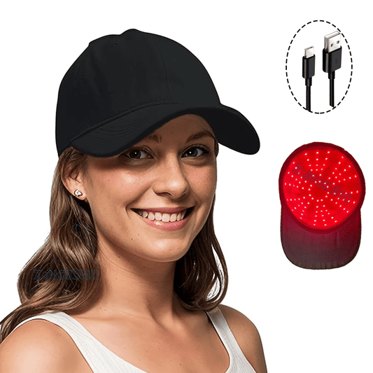InzysJointRelief - Cold Laser Red Light Therapy Cap for Hair Growth - InzysJointRelief