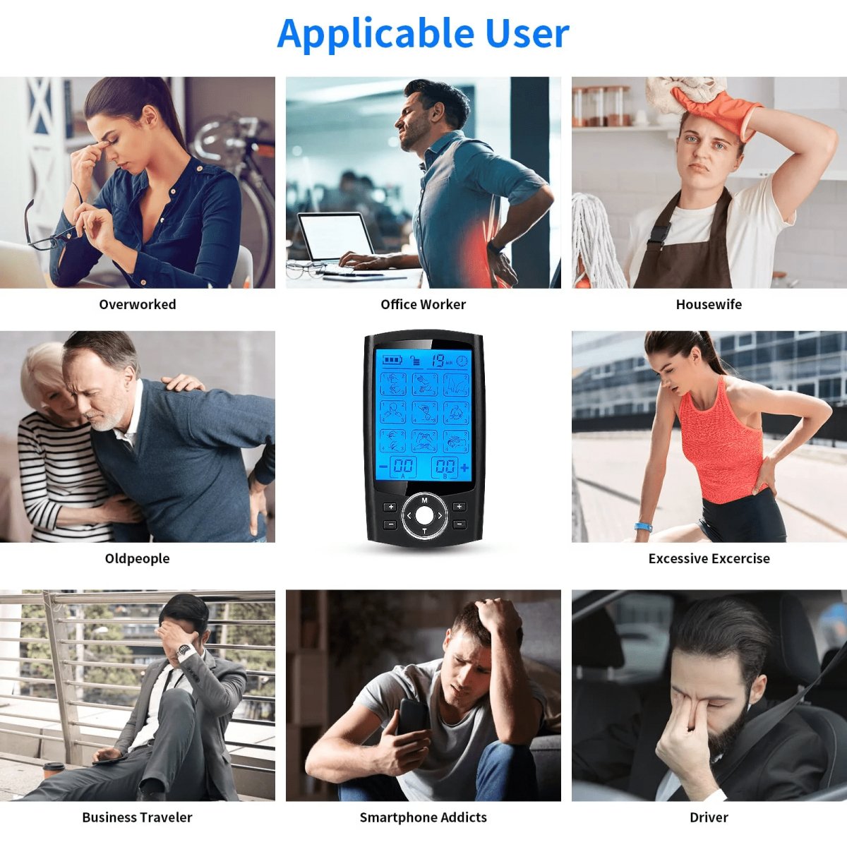 InzysJointRelief - EMS TENS Machine - InzysJointRelief