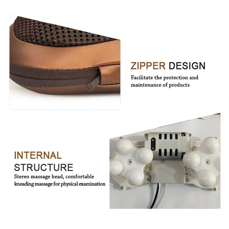 InzysJointRelief - Heated Neck & Lower Back Massage Pillow - InzysJointRelief