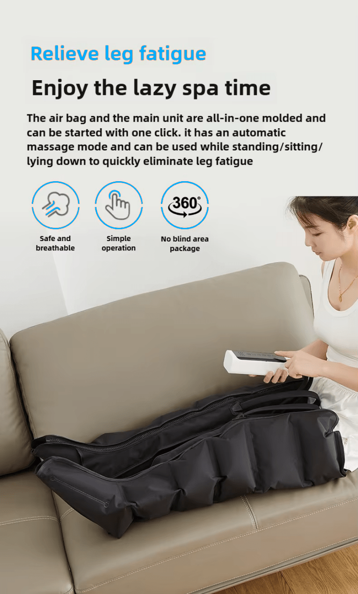 InzysJointRelief - Leg Compression Presotherapy Machine for Recovery & Circulation Massager - InzysJointRelief