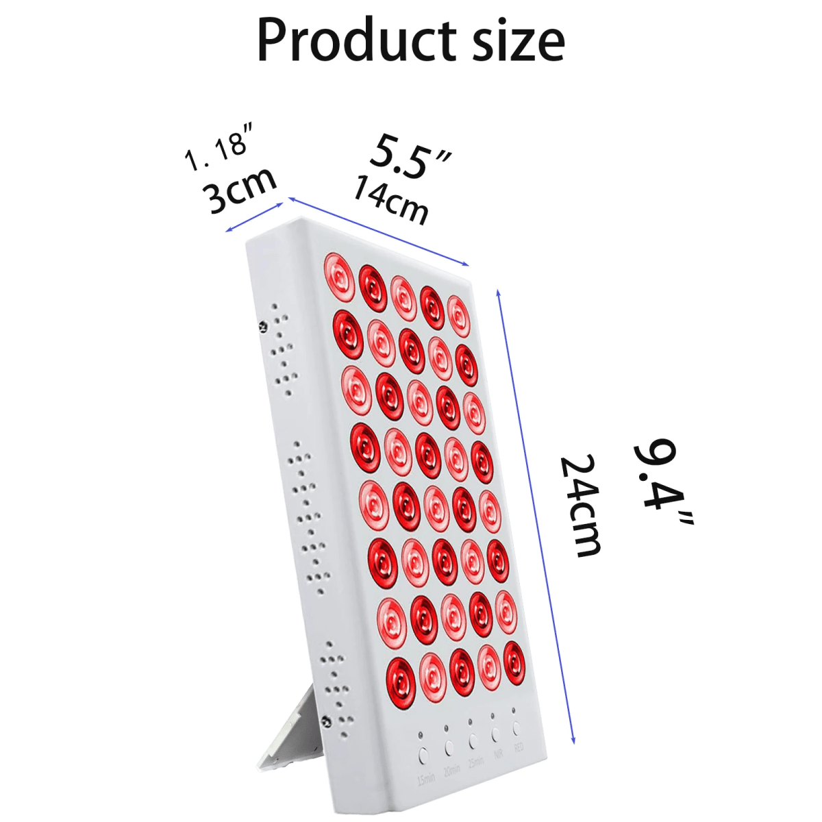 InzysJointRelief - Portable Red Light Therapy Panel Cold Laser Infrared - InzysJointRelief