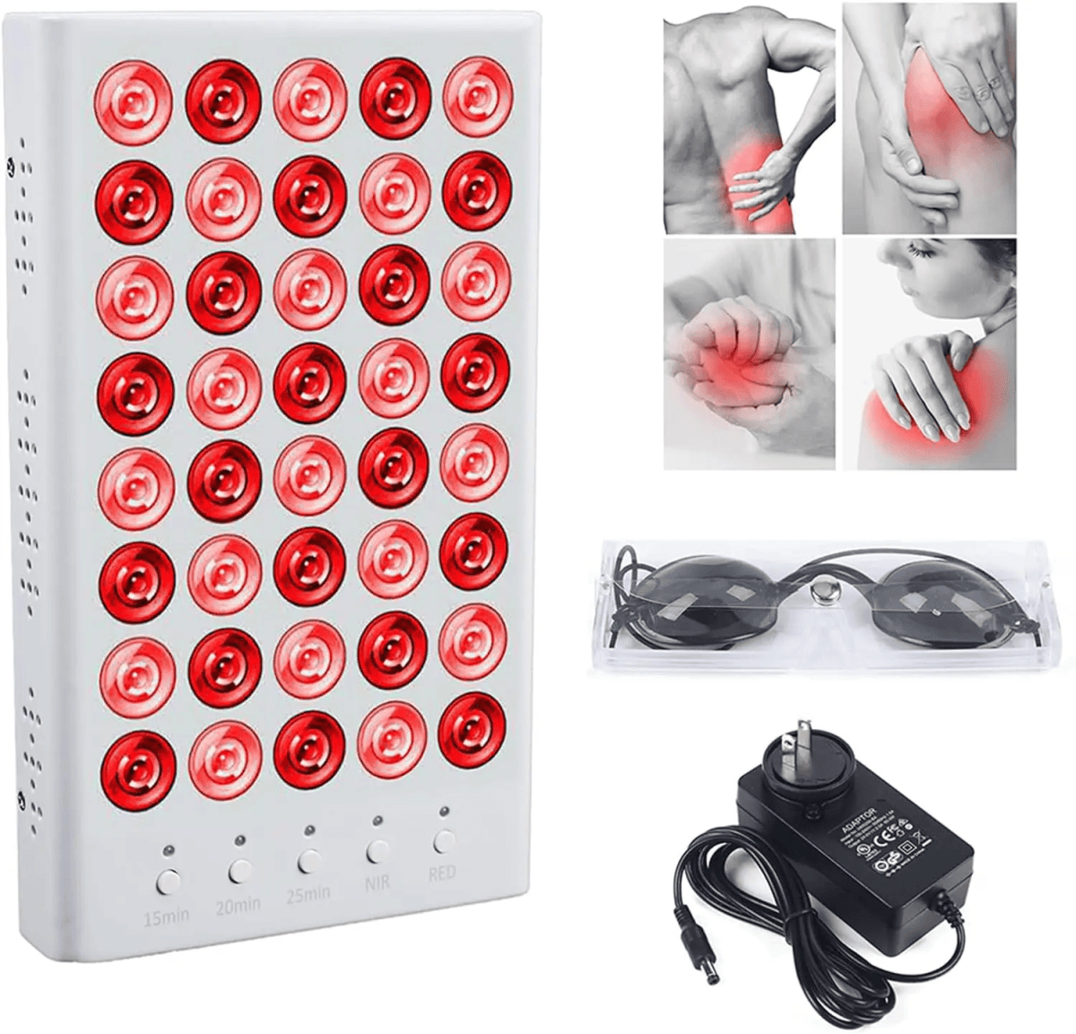 InzysJointRelief - Portable Red Light Therapy Panel Cold Laser Infrared - InzysJointRelief