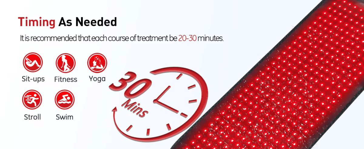 InzysJointRelief - Red Light Therapy Belt for Pain Relief - InzysJointRelief