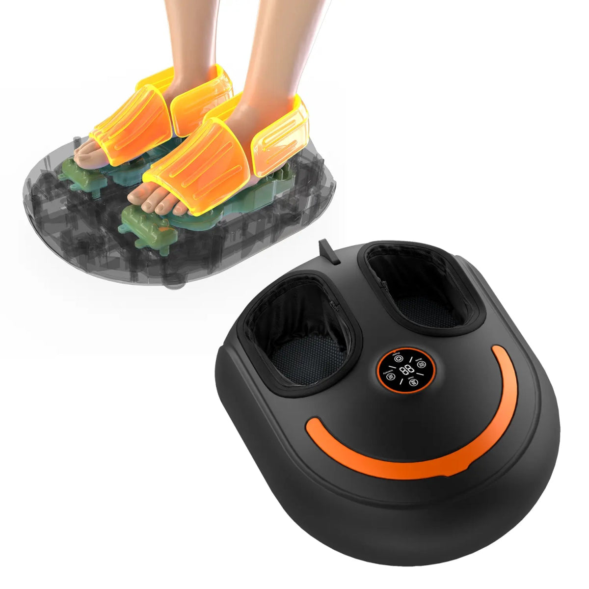InzysJointRelief - Shiatsu Deep Foot Massager with Heating - InzysJointRelief