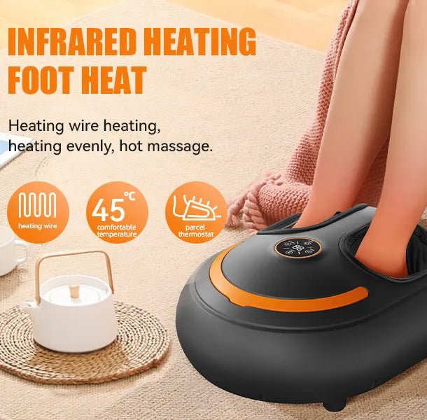 InzysJointRelief - Shiatsu Deep Foot Massager with Heating - InzysJointRelief
