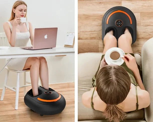 InzysJointRelief - Shiatsu Deep Foot Massager with Heating - InzysJointRelief