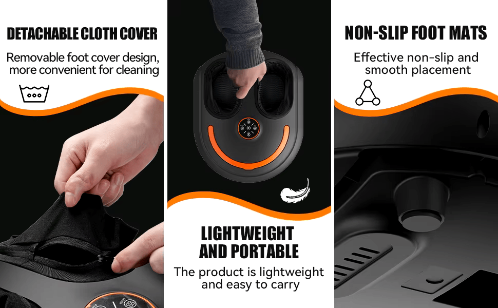 InzysJointRelief - Shiatsu Deep Foot Massager with Heating - InzysJointRelief