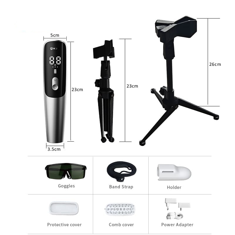 InzysJointRelief - Ultimate Strength Cold Laser Therapy Device & LLT Hair Comb - InzysJointRelief
