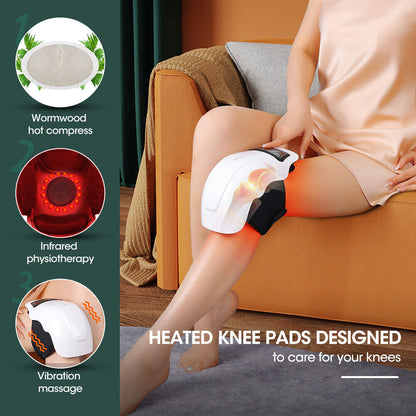 InzysJointRelief - Electric Knee Massager with Infrared Therapy & Heating