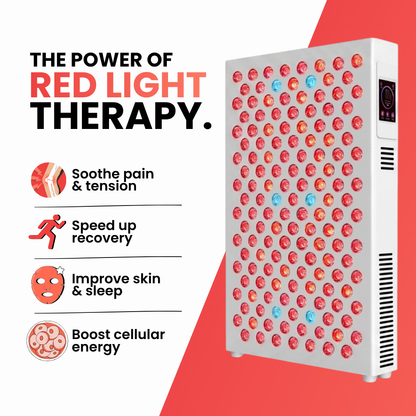 InzysJointRelief - 8 Wavelength Full Body Red Light Therapy Panel 750W