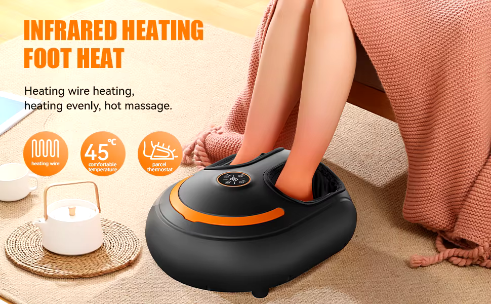 InzysJointRelief - Shiatsu Deep Foot Massager with Heating