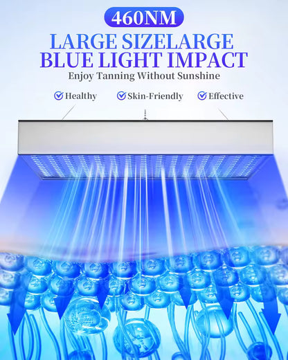 InzysJointRelief - 45W UV Tanning Panel – 225 LED Home Solarium Panel for Face & Body Bronze Glow