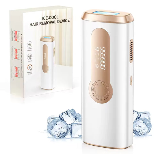 InzysLaserIPL - Compact IPL Hair Removal Laser with Ice Cooling 6.0