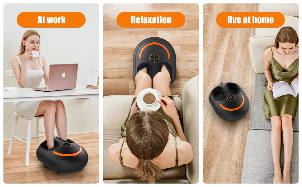 InzysJointRelief - Shiatsu Deep Foot Massager with Heating