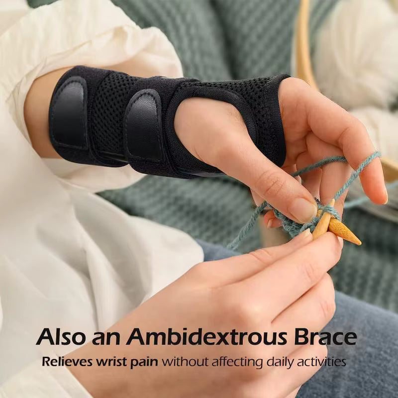 Wrist Brace Carpal Tunnel Arthritis Support Splint Compression Hand Support Tendonitis Sprain Relief