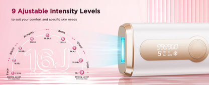 InzysLaserIPL - Compact IPL Hair Removal Laser with Ice Cooling 6.0