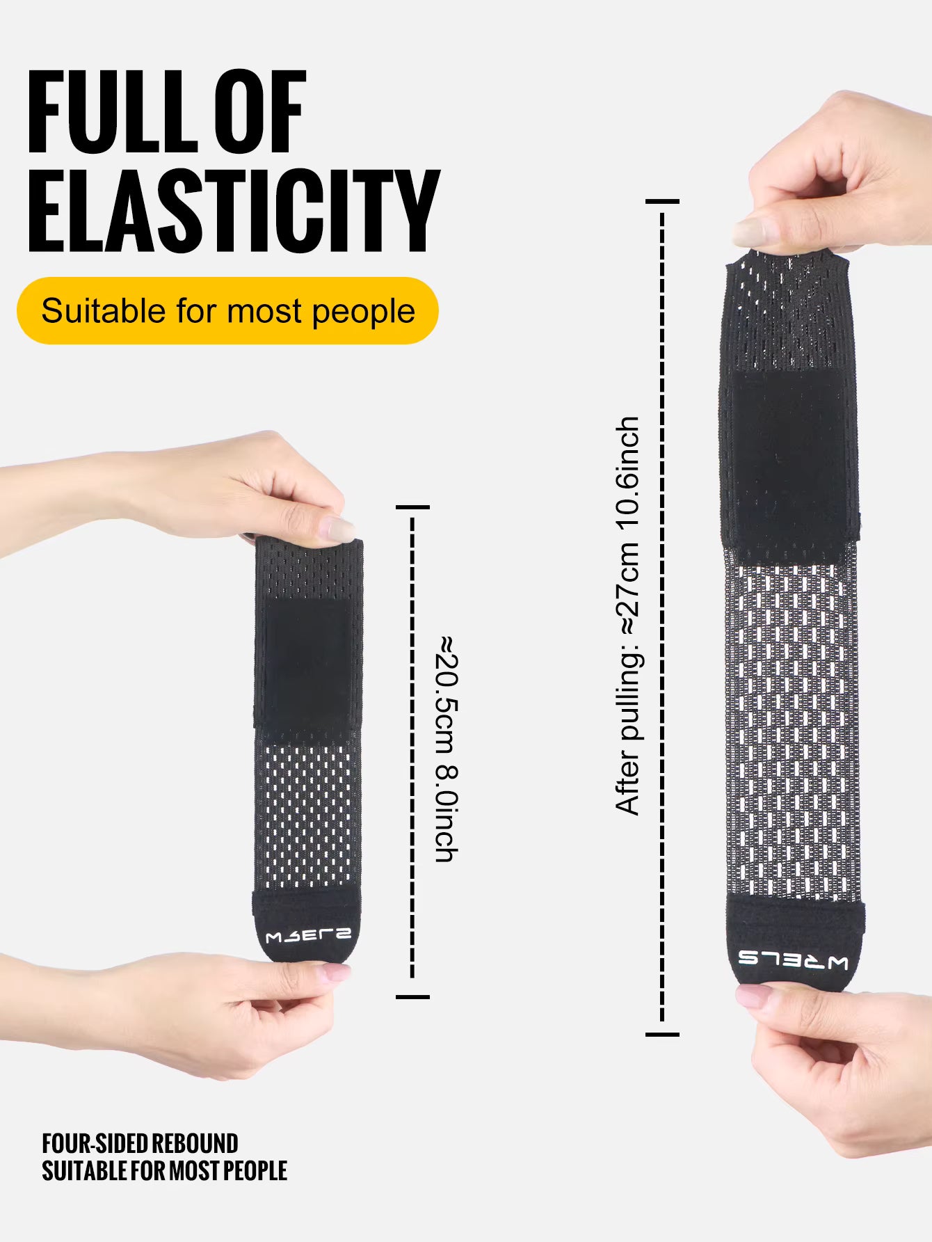 Wrist Support Brace Compression Sleeve Elastic Wrist Wrap Gym Sports Wristband