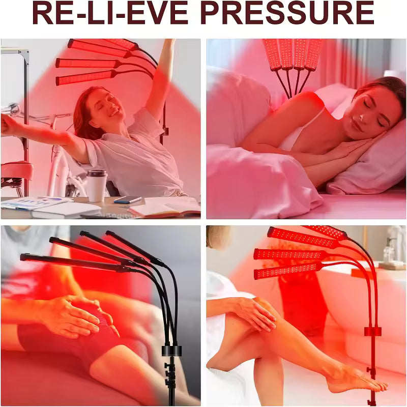 InzysJointRelief - Red Light Therapy Lamp – 660nm & 850nm Near Infrared LED for Joint Pain Relief, Muscle Recovery & Skin Rejuvenation