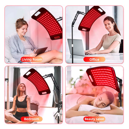 InzysJointRelief - Red Light Therapy Panel with Stand – 660nm Red Light & 850nm Near Infrared
