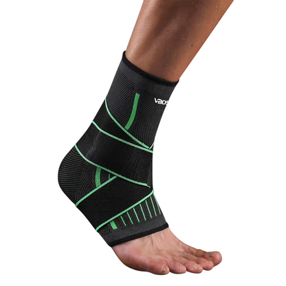 Elastic Ankle Support Compression Sleeve Adjustable Foot Brace for Sports & Exercise