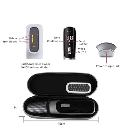 InzysJointRelief - Ultimate Strength Cold Laser Therapy Device & LLT Hair Comb