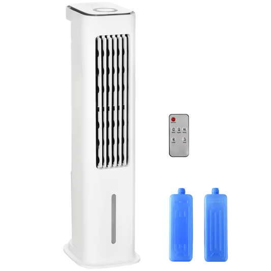 InzysJointRelief – 240V Evaporative Air Cooler Tower Fan, Oscillating with Timer & Ice Cooling Function - InzysJointRelief
