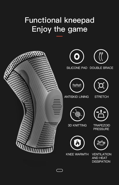 InzysJointRelief - Knee Compression Sleeve - Knee Brace Support with Patella Gel Pad - InzysJointRelief