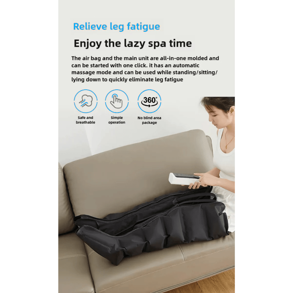 InzysJointRelief - Leg Compression Presotherapy Machine for Recovery & Circulation Massager - InzysJointRelief