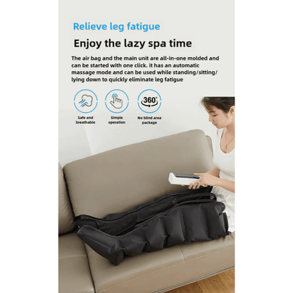 InzysJointRelief - Leg Compression Presotherapy Machine for Recovery & Circulation Massager - InzysJointRelief
