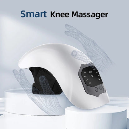 Smart Knee Massager with Infrared Heat & Vibration, Hot Compress for Knee, Elbow & Shoulder Pain Relief Therapy