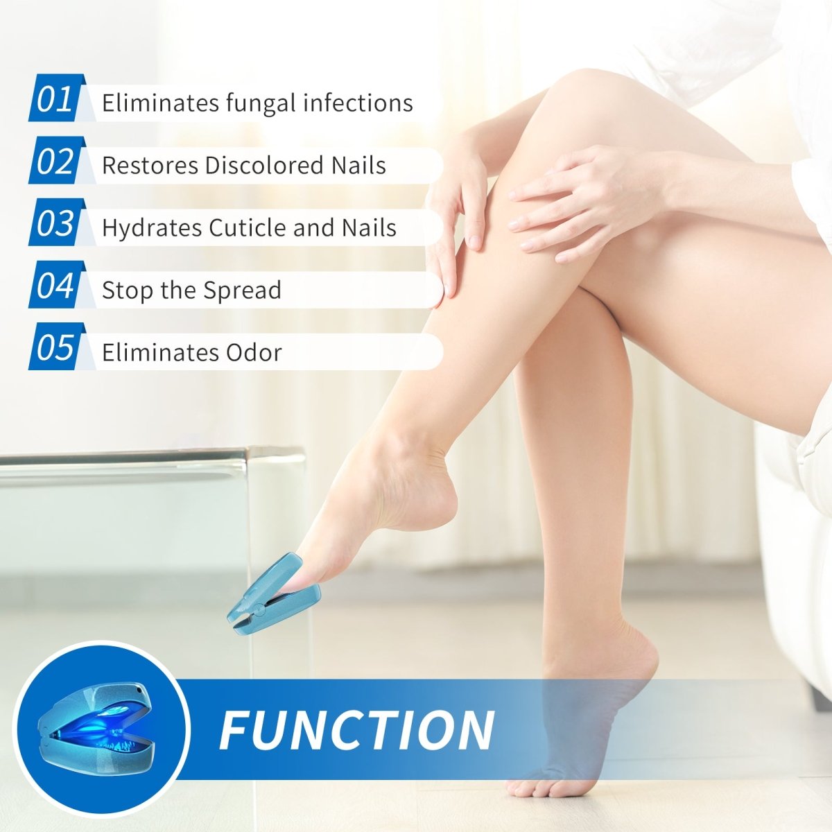 InzysJointRelief - Toenail Fungus Laser Therapy Device for Onychomycosis - InzysJointRelief