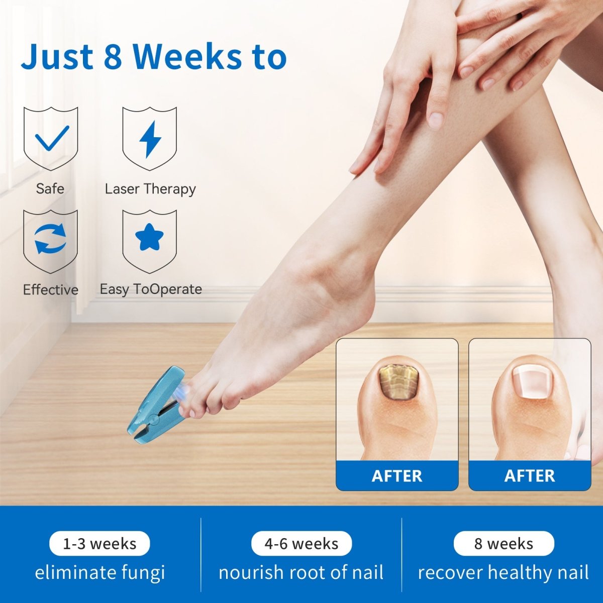 InzysJointRelief - Toenail Fungus Laser Therapy Device for Onychomycosis - InzysJointRelief