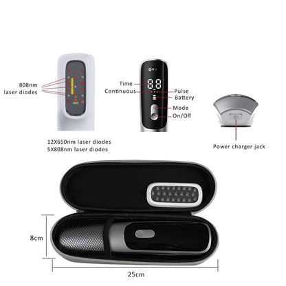 InzysJointRelief - Ultimate Strength Cold Laser Therapy Device & LLT Hair Comb - InzysJointRelief