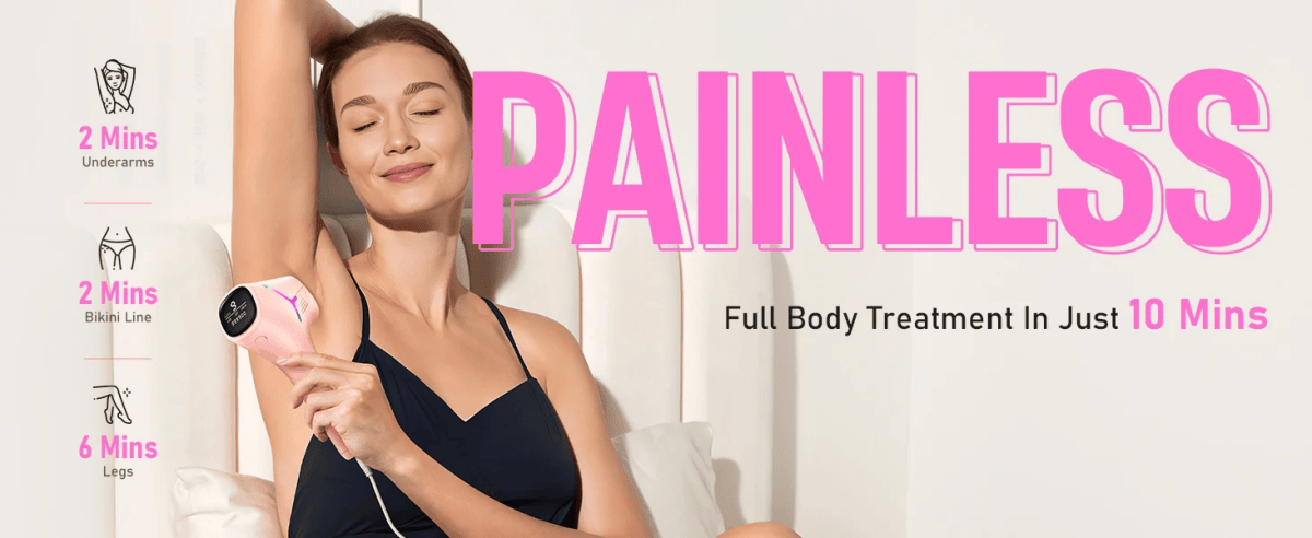 InzysLaserIPL - Professional IPL Hair Removal Laser 5.0 - InzysJointRelief
