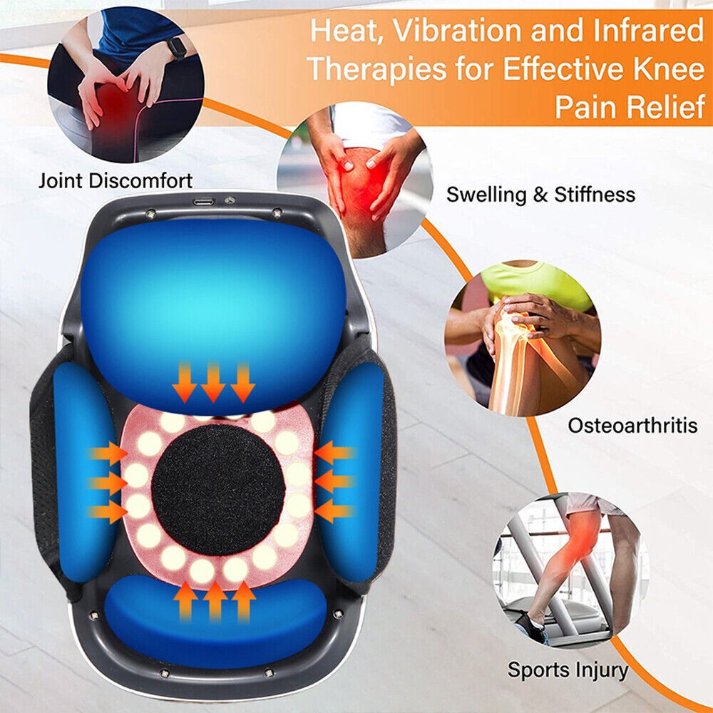 Vibrating Magnetic Heating Knee Massager Knee Pain Electric Joint