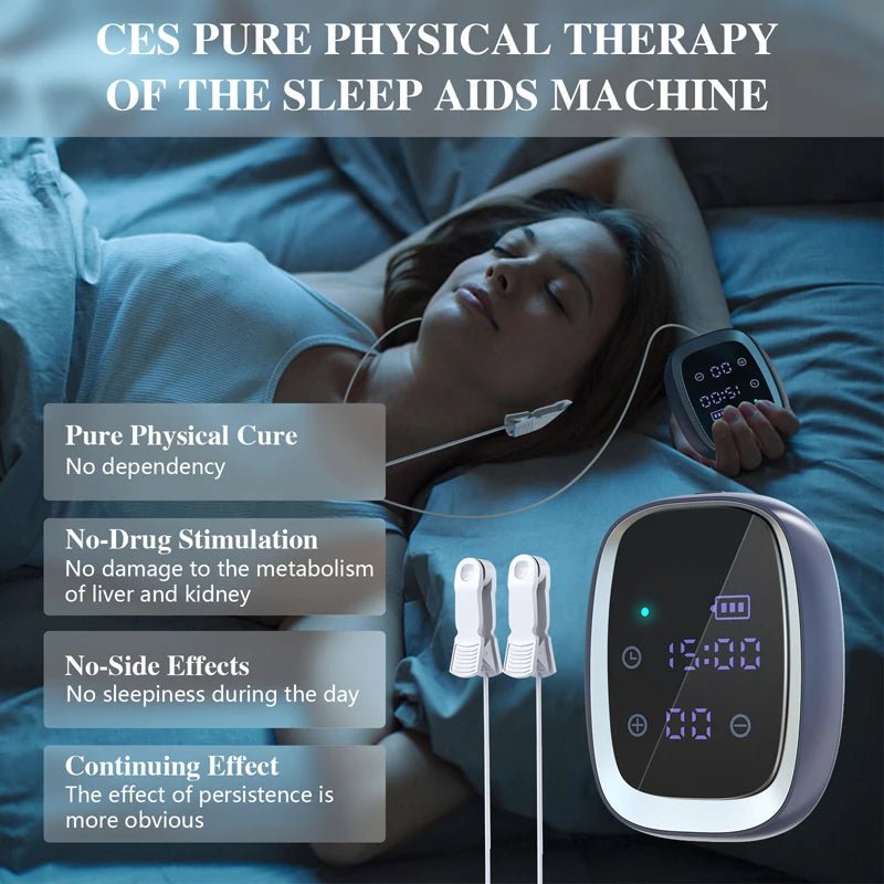 Sleep Aid Device CES Stimulation Therapy Device - InzysJointRelief